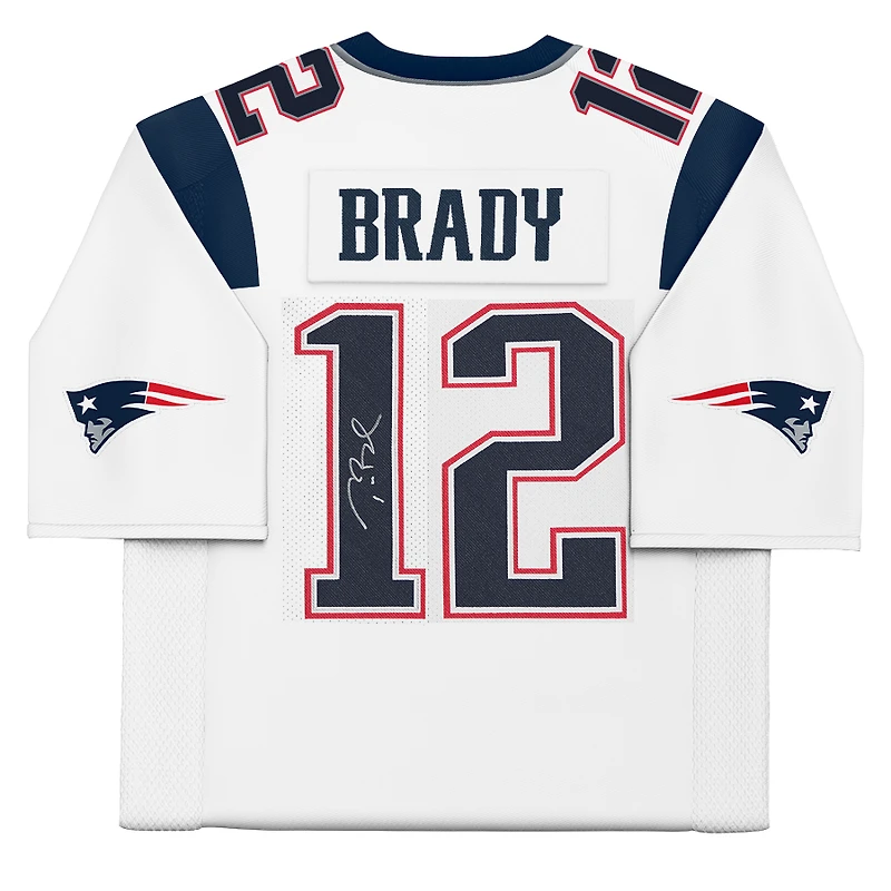 Tom Brady New England Patriots Autographed White Mitchell & Ness 2000 Authentic Jersey