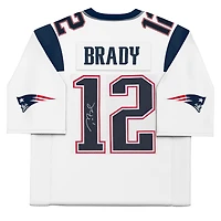 Tom Brady New England Patriots Autographed White Mitchell & Ness 2000 Authentic Jersey