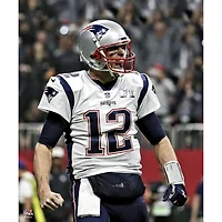 Photographie de célébration non signée Tom Brady des New England Patriots