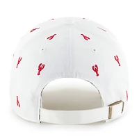 Unisex '47 White New England Patriots Confetti Clean Up Adjustable Hat