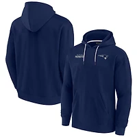 Sweat à capuche unisexe Fanatics Navy New England Patriots Elements en polaire super douce