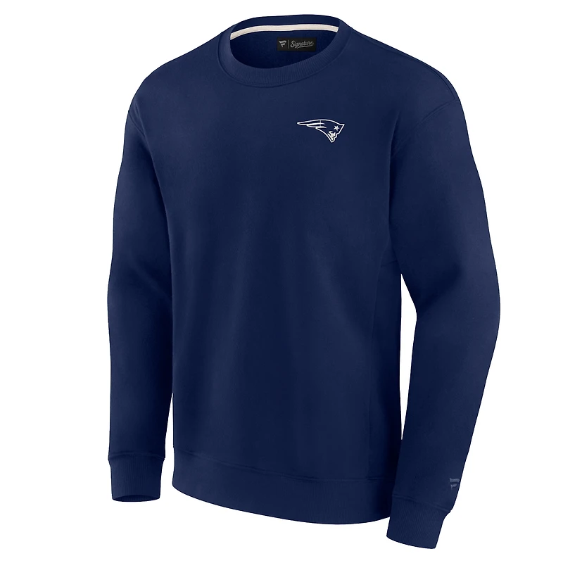 Unisex Fanatics Navy New England Patriots Elements Super Soft Pullover Sweatshirt
