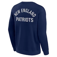 Unisex Fanatics Navy New England Patriots Elements Super Soft Pullover Sweatshirt