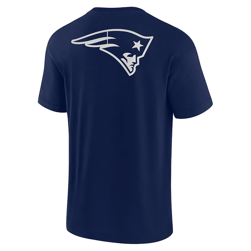 Unisex Fanatics Navy New England Patriots Elements Super Soft Short Sleeve T-Shirt