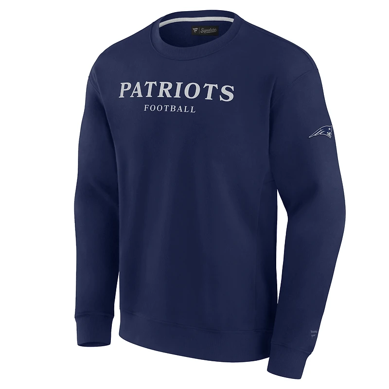 Unisex Fanatics Navy New England Patriots Elements Unlimited Fleece Pullover Sweatshirt