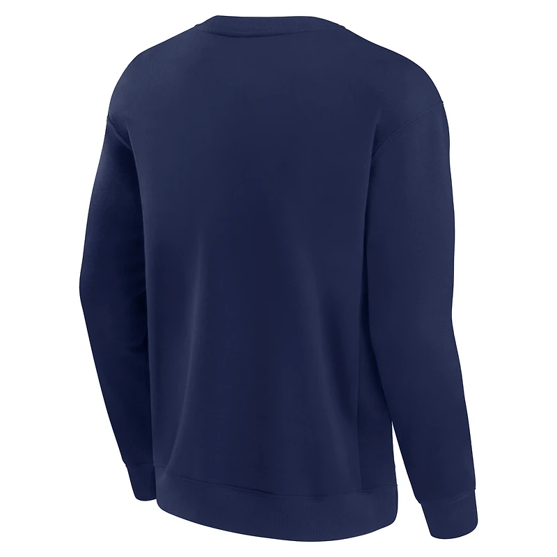 Unisex Fanatics Navy New England Patriots Elements Unlimited Fleece Pullover Sweatshirt