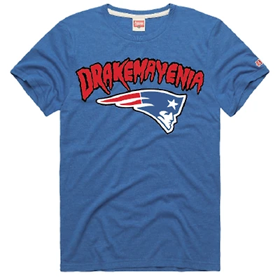 T-shirt unisexe hommage à Drake Maye Royal New England Patriots Drakemayenia Tri-Blend
