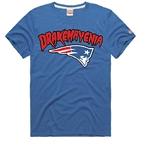 T-shirt unisexe hommage à Drake Maye Royal New England Patriots Drakemayenia Tri-Blend