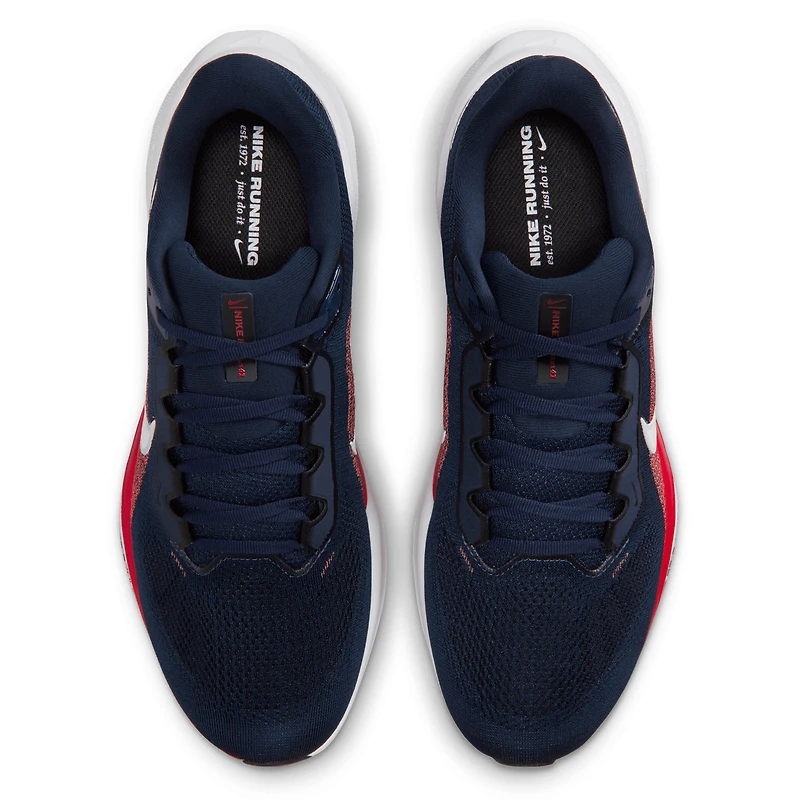 Baskets unisexes Nike Air Zoom Pegasus 41 bleu marine des New England Patriots