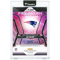 Wes Welker New England Patriots Autographed 2025 Panini Prizm Black Mojo Prizm Prizmatrix Signatures #PS-WWR #4/25 Card
