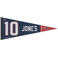WinCraft Mac Jones New England Patriots 12'' x 30'' Player Premium Pennant