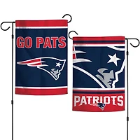 Drapeau de jardin WinCraft New England Patriots 12'' x 18''
