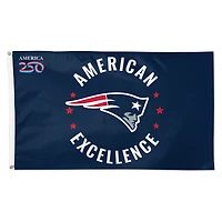 WinCraft New England Patriots 3' x 5' One-Sided America 250 Deluxe Flag