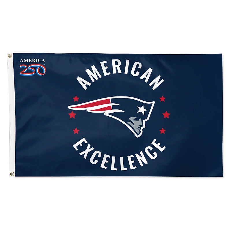 WinCraft New England Patriots 3' x 5' One-Sided America 250 Deluxe Flag