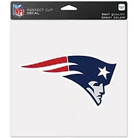 Autocollant de voiture couleur WinCraft New England Patriots 8'' x 8''