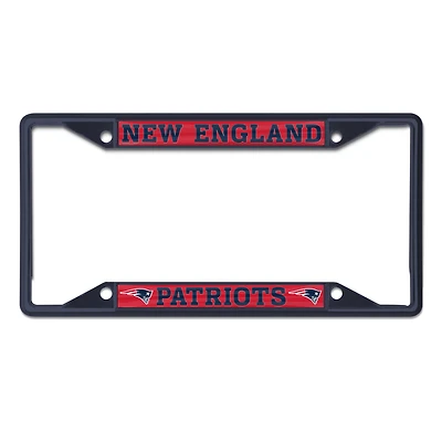 WinCraft New England Patriots Chrome Color License Plate Frame