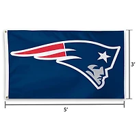 WinCraft Drapeau de luxe des Patriots de la Nouvelle-Angleterre 3' x 5'