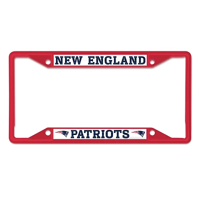 Cadre de plaque d'immatriculation en métal WinCraft New England Patriots