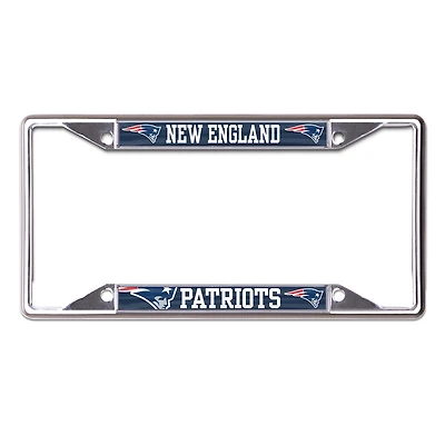 Cadre de plaque d'immatriculation en métal WinCraft New England Patriots