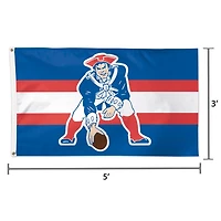 Drapeau rétro de luxe WinCraft Patriots de la Nouvelle-Angleterre 3 pi x 5 pi