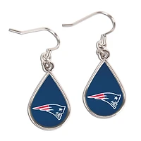 WinCraft New England Patriots Tear Drop Dangle Earrings