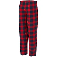 Women's Concepts Sport  Navy/Red New England Patriots Avondale T-Shirt & Pants Flannel PJ Set