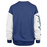 Sweat-shirt '47 bleu marine New England Patriots Double Header Rise Andie pour femmes