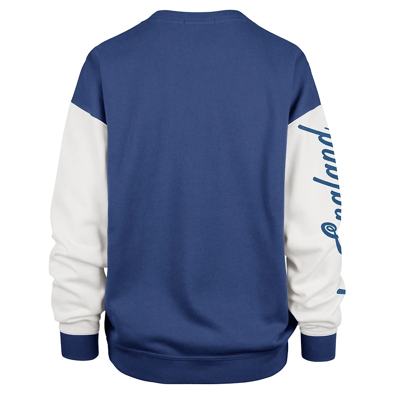 Sweat-shirt '47 bleu marine New England Patriots Double Header Rise Andie pour femmes