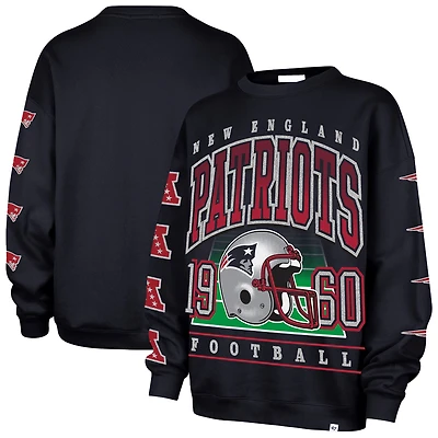 Sweat-shirt oversize bleu marine « 47 » des New England Patriots pour femme