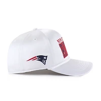 Casquette ajustable Outspoken Hitch blanche '47 des Patriots de la Nouvelle-Angleterre pour femme