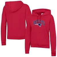 Women's Champion  Red New England Patriots Powerblend Hoodie