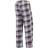 Concepts Sport - Pantalon en flanelle Accolade des Patriots de la Nouvelle-Angleterre bleu marine/rouge pour femme