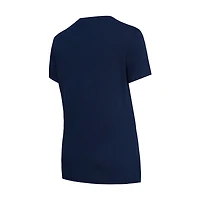 Ensemble de nuit Concepts Sport bleu marine/rouge New England Patriots Arctic haut et pantalon en flanelle pour femme