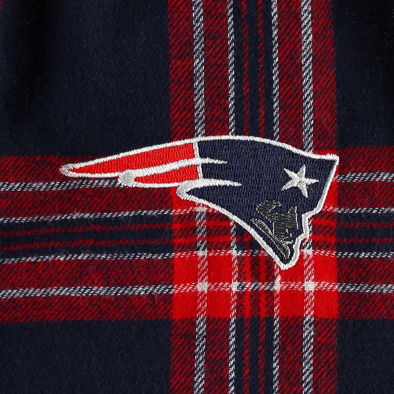 Ensemble de nuit Concepts Sport bleu marine/rouge avec haut et pantalon à écusson des New England Patriots pour femme