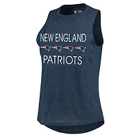 Women's Concepts Sport Navy/Red New England Patriots Plus Meter Tank Top and Pants Sleep Set