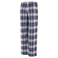 Pantalon en tricot à carreaux Ashford de la collection Concepts Sport Navy New England Patriots pour femme