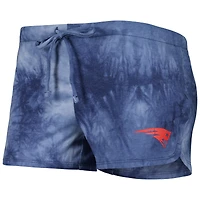 Concepts Sport Bleu marine New England Patriots Billboard Scoop Neck Racerback Tank and Shorts Sleep Set