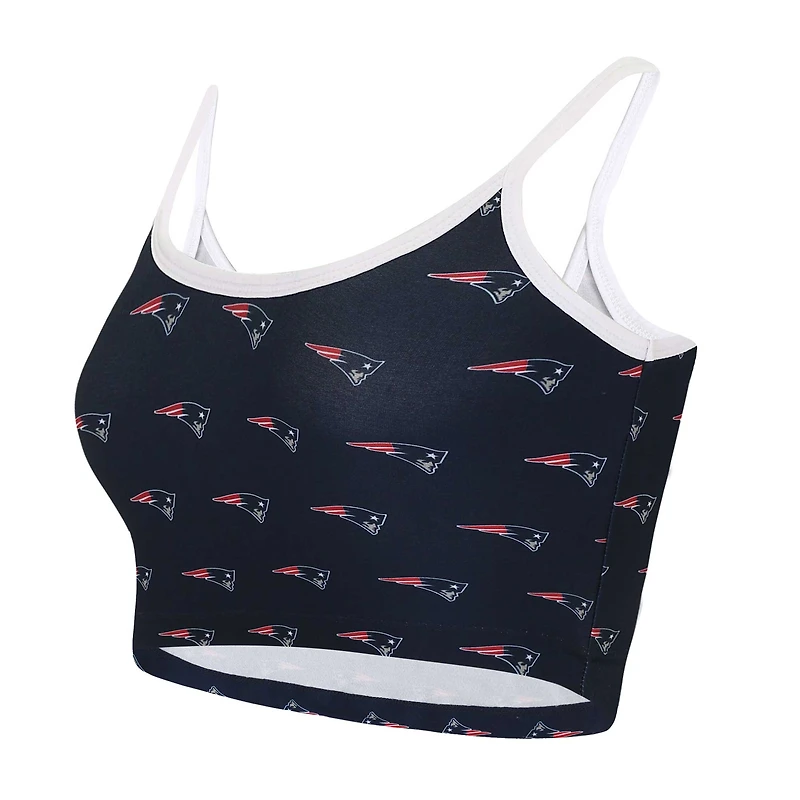 Brassière de détente Concepts Sport pour femmes des New England Patriots, bleu marine