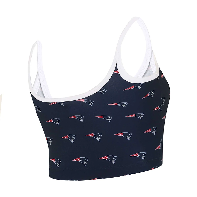 Brassière de détente Concepts Sport pour femmes des New England Patriots, bleu marine
