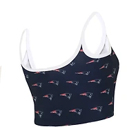 Brassière de détente Concepts Sport pour femmes des New England Patriots, bleu marine