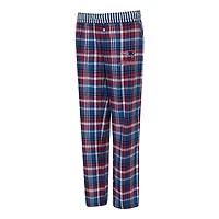 Women's Concepts Sport  Navy New England Patriots Laney Plaid Tri-Blend Pants