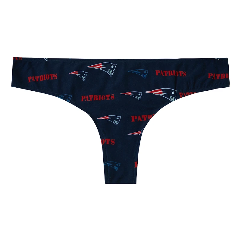 String Concepts Sport bleu marine à imprimé mosaïque New England Patriots pour femme