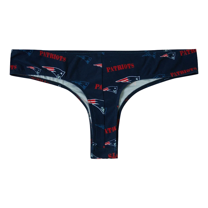 String Concepts Sport bleu marine à imprimé mosaïque New England Patriots pour femme