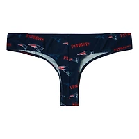 String Concepts Sport bleu marine à imprimé mosaïque New England Patriots pour femme