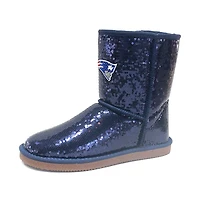 Bottes à paillettes Cuce New England Patriots pour femmes