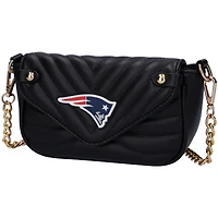 Cuce New England Patriots Sac à bandoulière en cuir végétalien pour femme