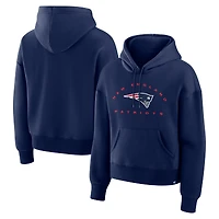 Sweat à capuche pour femme Fanatics Navy New England Patriots Eligible Receiver Legacy