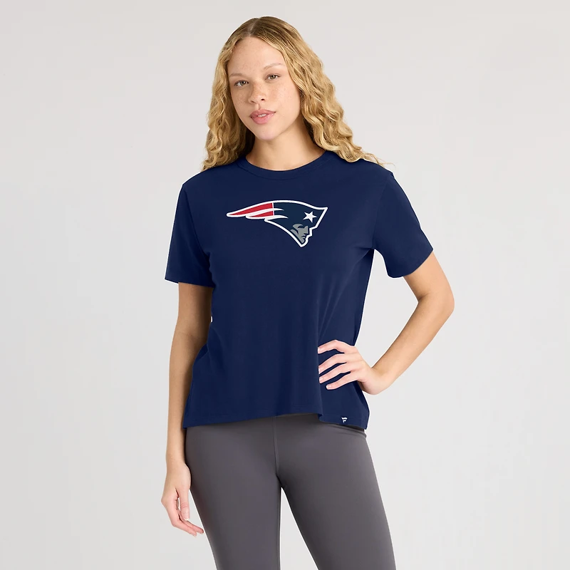 Women's Fanatics Navy New England Patriots Essential Legacy T-Shirt