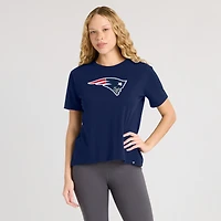 Women's Fanatics Navy New England Patriots Essential Legacy T-Shirt