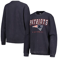 Sweat-shirt à enfiler confortable pour femme G-III 4Her by Carl Banks New England Patriots bleu marine